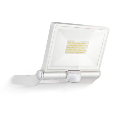 Imagen de Steinel Foco de Exterior LED XLED One xl S Blanco, Detector Movimiento 180, 42,6 W, 4200 lm A 3000 K, Aluminio, para Entrada, Patio y Jardín, 065270