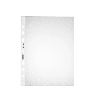 Imagen de Herlitz Lote de fundas portadocumentos perforadas (100 unidades, A5), transparente
