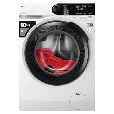 Imagen de AEG Serie 6000 Lavadora de Carga Frontal 10 Kg, LFR6214O4B, 1400rpm, Libre Instalación, Programa Higiene, Motor Invert, Función Vapor, Display LCD, Clase A, Blanco