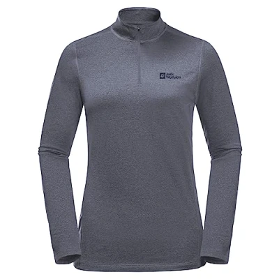 Imagen de Jack Wolfskin Sky Thermal Hz W Camiseta para Senderismo, Delfín, XS Mujer