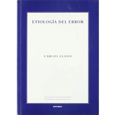 Imagen de Etiología del error (Colección de pensamiento medieval y renacentista)