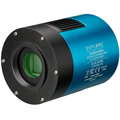Imagen de Explore Scientific Deep Sky Astro Cámara a Color de 16 MP USB 3.0 con Sensor Panasonic CMOS y refrigeración Activa