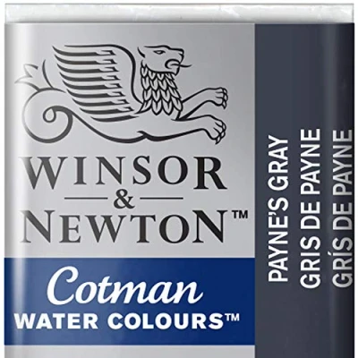 Imagen de Winsor &amp; Newton Cotman Acuarela En Pastilla, Grís De Payne, 1,9x1,6x1,1 cm