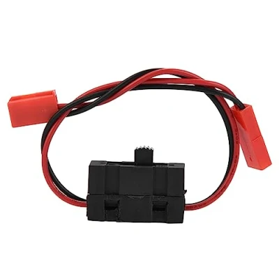 Imagen de Dilwe RC Coche Interruptor del Receptor, de Control Remoto El¨ctrico Nitro Receptor On/Off con Conector JST para HSP 1/10 1/8 Cami¨®n
