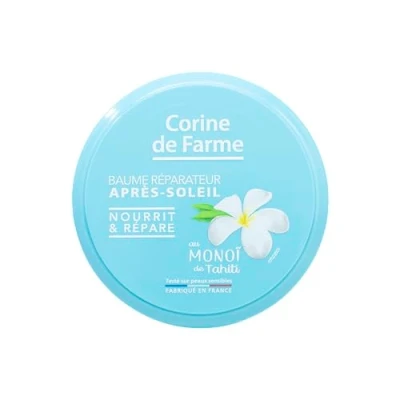 Imagen de Corine de Farme Bálsamo Reparador Aftersun Crema Hidratante y Nutritiva Clean Beauty Monoi Tahití, Manteca Mango Fabricación Francesa 150 ml