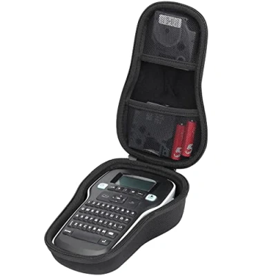 Imagen de Khanka Funda rígida para Dymo S0946320/S0968960 Label Manager 160/280 Handheld Maker. Bolsillo de Malla Etiquetas/batería