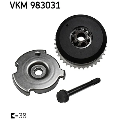 Imagen de SKF VKM 983031 Ajustador árbol de levas Lado admisión 38 BMW: X3
