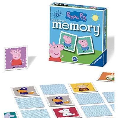 Imagen de Ravensburger Peppa Pig Mini Memory Game Matching Picture Snap Pairs For Kids Age 3 Years and Up