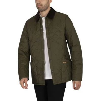 Imagen de Barbour Hombres Heritage Liddesdale Quilted Jacket Oliva S