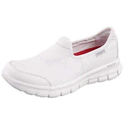 Imagen de Skechers Sure Track, Zapatos Mujer, Blanco White Leather, 36.5 EU
