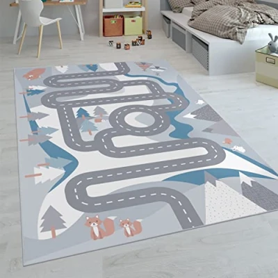 Imagen de Alfombras Infantiles Juego Pelo Corto Coloridas Diferentes Diseños, tamaño:80x150 cm, Color:Crema 2