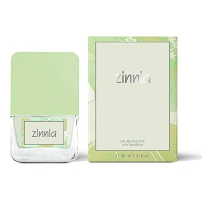 Imagen de Zinnia Original, Colonia Mujer, 30 ml, Formato Viaje en Spray, Perfume Eau de Toilette Femenina, Aroma Cítrico y Floral, Fragancia Fresca, Elegante Larga Duración
