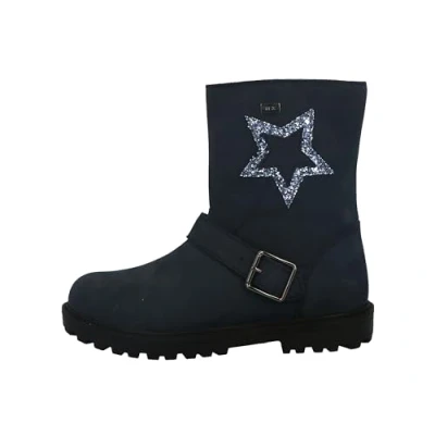 Imagen de Lurchi EFFI TEX Botines camperos para niños, Talla: 30, Navy Zapatos
