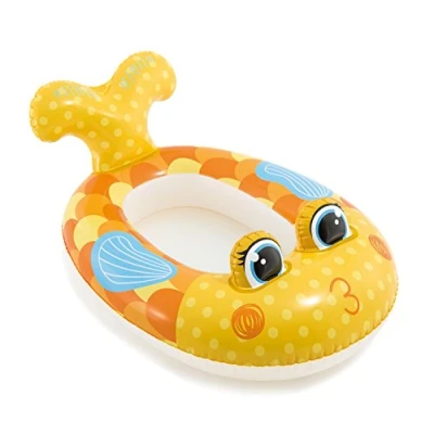 Imagen de Haberkorn Intex Barca hinchable para niños en 3 diseños (amarillo/pez Lady)