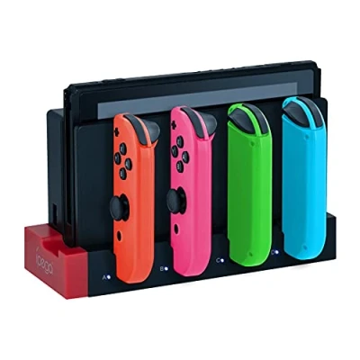 Imagen de Mcbazel ipega PG 9186 4 in 1 JoyCon Controlador Carga Estación Poseedor con LED Indicator for NS Switch