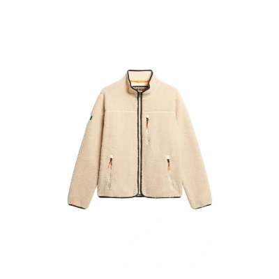 Imagen de Superdry FULL ZIP Forro polar, Hombre, Talla: Medium, Oatmeal beige