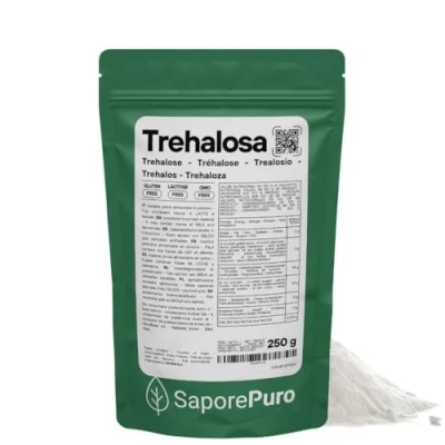 Imagen de SaporePuro Trehalosa 250 gr Menos dulce que un Azúcar normal de bajo índice glucémico