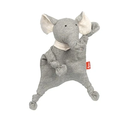 Imagen de Sigikid 39836 Pañuelo para bebé (18 cm), diseño de Elefante, Color Gris