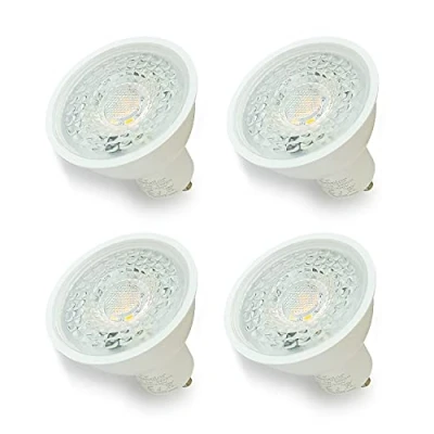 Imagen de 4xSweier 5W GU10 Bombillas LED 38 Ángulo de haz 430lm, Blanco cálido 3000K 220 240V Foco, Equivalente a 50W Halógena.No regulable