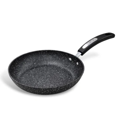 Imagen de Scoville Neverstick Sartén de 24 cm, revestimiento antiadherente, antiarañazos, fácil limpiar, base acero inoxidable con mango suave al tacto, color negro