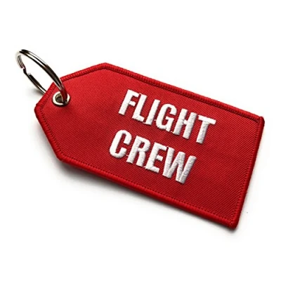 Imagen de Flight Crew/Do Not Remove from Aicraft Luggage Tag Medio Rojo/Blanco aviamart®
