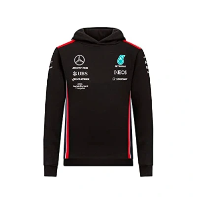 Imagen de Mercedes AMG Petronas Formula One Team Sudadera con Capucha del Equipo 2023 Negro Talla: 140