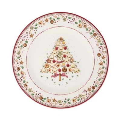 Imagen de Villeroy &amp; Boch Winter Bakery Delight Plato de Presentación Multicolor, Apto para Lavavajillas, Microondas, Vajilla Navidad, Decoración Navidad Mesa, Premium Porcelain