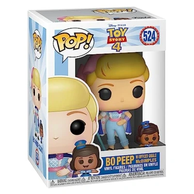 Imagen de Funko Pop! Vinyl: Disney: Toy Story: Bo Peep with Officer Giggles McDimples Collectible Figure Story 4 Figura de Vinilo Coleccionable Idea Regalo Mercancia Oficial