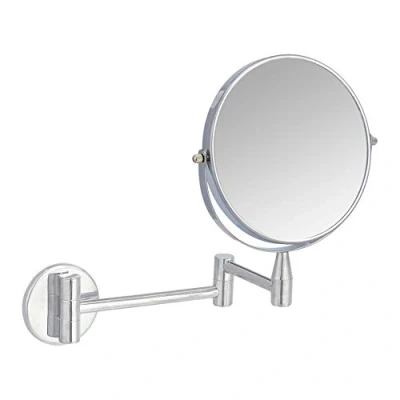 Imagen de Amazon Basics Montaje en Pared Vanity Redondo Mirror, Cromo, 38.6 x 3 28 cm