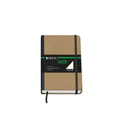 Imagen de Dohe Cuaderno A6 Liso Vesta Nature (10,5x15,5 cm) 96 Páginas de 80 g/m² Material oficina
