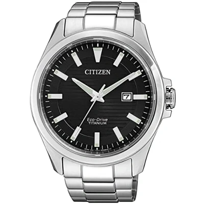 Imagen de Citizen Reloj Analógico para Hombres de Cuarzo con Correa en Titanio BM7470 84E