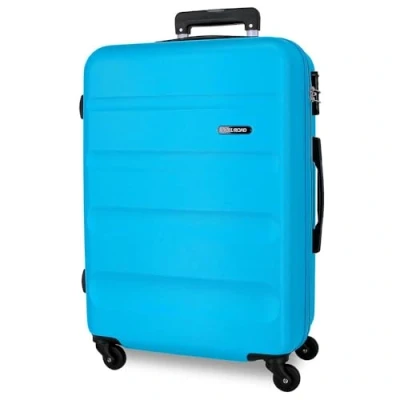 Imagen de Roll Road Flex Maleta Grande Azul 51x74x28 cms Rígida ABS Cierre combinación 91L 3,8Kgs 4 Ruedas