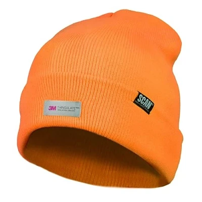 Imagen de Scan Thinsulate Hi Vis Beanie Boina, Naranja, Talla única Unisex Adulto