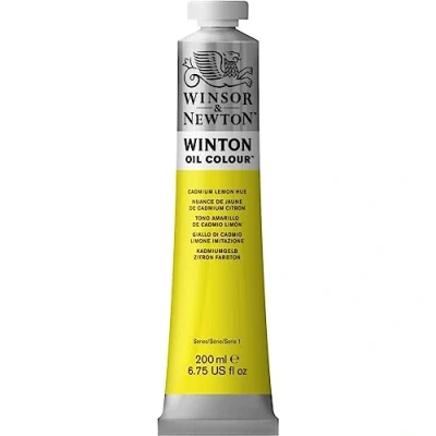 Imagen de Winsor &amp; Newton Winton Tubo de Pintura al Óleo, 200 ML, Amarillo (Tono Cadmio Limon)