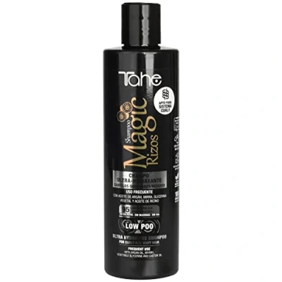 Imagen de Tahe Magic Rizos Champú Ultra Hidratante Low Poo para Cabellos Rizados y Ondulados (300 ml)