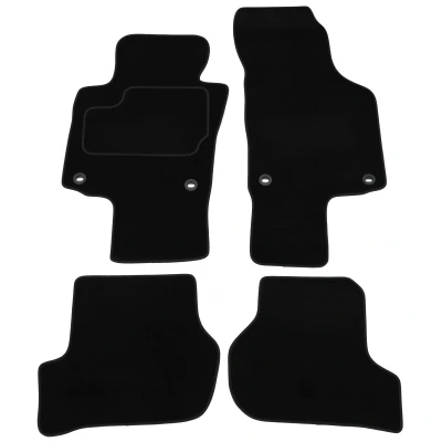 Imagen de MAMMOOTH A041 SKO65 PRM 01 Juego de alfombrillas suelo textil delante y detrás 4 negro Adaptado SKODA: Octavia II Hatchback