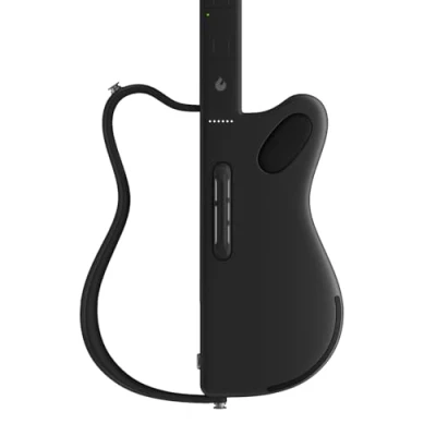 Imagen de LAVA GENIE Guitarra inteligente sin cuerdas, cientos de preajustes instrumentos, altavoz integrado, plegable, desmontable, negro, 30.5 pulgadas.