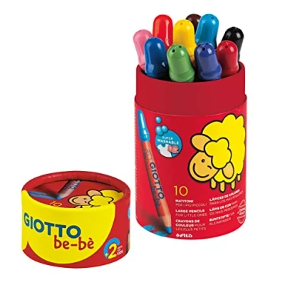Imagen de Giotto Be Bè Súper Lápices, bote 10 Unidades