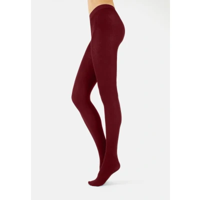 Imagen de CALZITALY Leotardos De Lana Para Mujer, Medias Cashmere, 150 Den S, M, L, XL, XXL, 3XL, 4XL Calcetería Italiana (4XL, Wine)