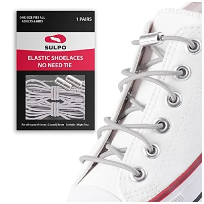 Imagen de SULPO Cordones Elásticos Sin Necesidad de Atar con Cierre Metal