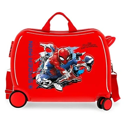 Imagen de Marvel Spiderman Geo Maleta Infantil Rojo 50x38x20 cms Rígida ABS Cierre combinación 34L 2,1Kgs 4 Ruedas Equipaje de Mano