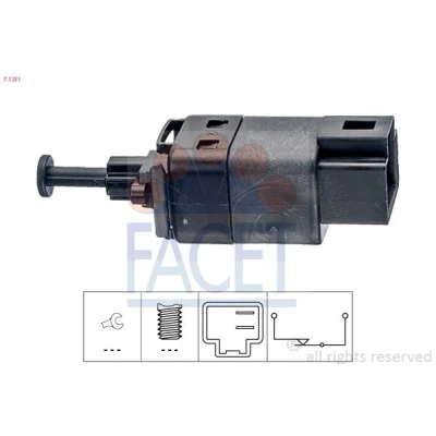 Imagen de Interruptor luces freno FACET 7.1251