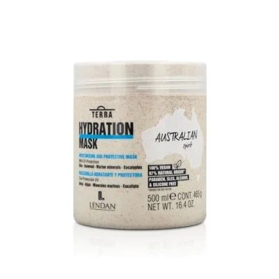 Imagen de LENDAN Mascarilla Hidratante para el Cabello Terra Hydration Mask 500 ml Seco y Dañado Hidrata Repara Previene la Pérdida de Color Evita Encrespamiento