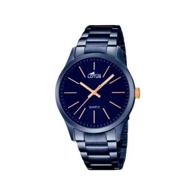 Imagen de LOTUS Reloj Hombre 18163/2 Minimalist Caja de Acero Inoxidable 316l Azul Correa