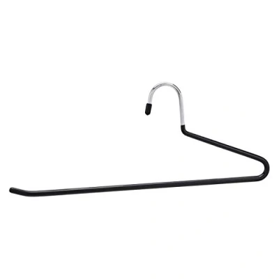 Imagen de Amazon Basics Perchas para pantalones con lado abierto, Paquete de 30, Cromo