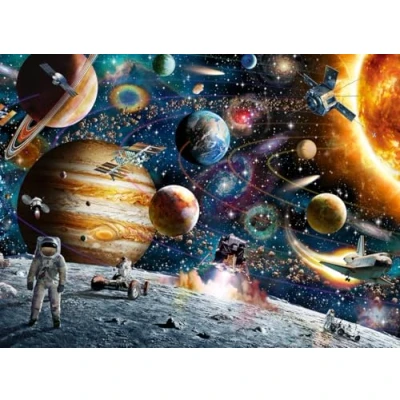 Imagen de Ravensburger Puzzle 10016 En el Espacio 150 Partes