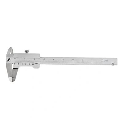 Imagen de Fuwahahah Mini calibrador Vernier 0 70 mm acero inoxidable endurecido métrico maquinista