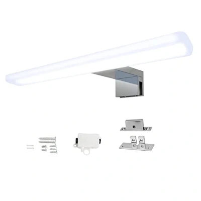 Imagen de kalb Piel de becerro Mera LED Luz baño Lámpara espejo 230V, 450 mm blanco cálido