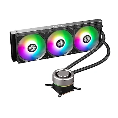Imagen de Lian Li compatible con GALAHAD 360 Komplett Wasserkühlung, DRGB negro