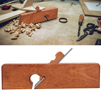 Imagen de Fafeicy Carpintero Plano de madera, cepillo recorte madera peral con Diseño Cuadrado, herramienta bricolaje para carpintería manual, cortar y pulir superficies